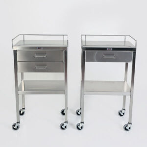 UTILITY TABLE WITH DRAWER-STAINLESS STEEL